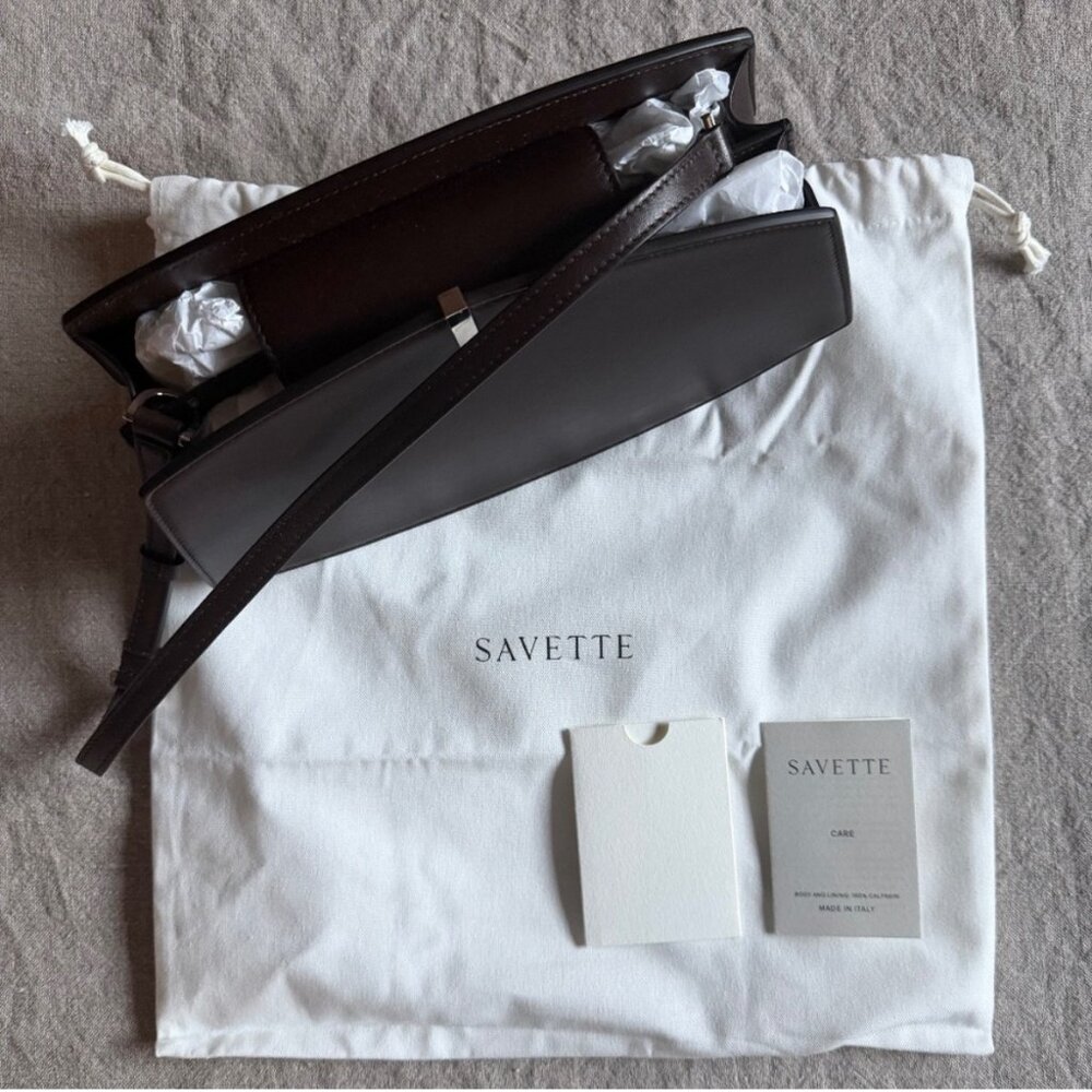 Brand New Savette Florence Small leather shoulder bag - Picture 3 of 5